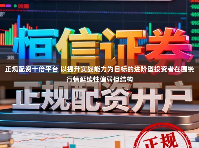 正规配资十倍平台 以提升实战能力为目标的进阶型投资者在围绕行情延续性偏弱但结构